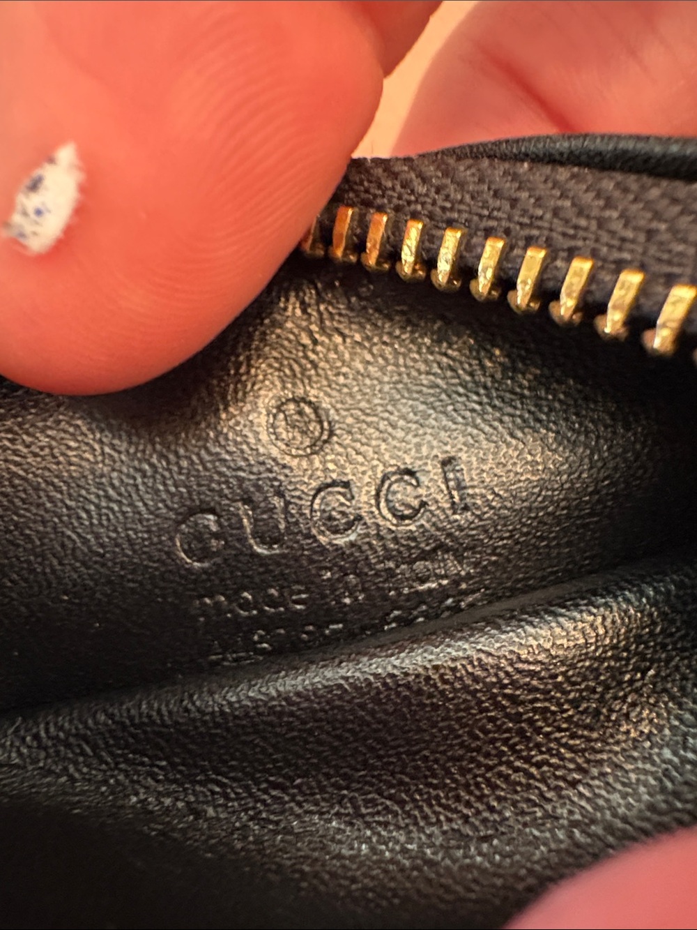 ❤️❤️❤️Double G GUCCI GG Marmont Leather Key Chain Wallet - Picture 8 of 8